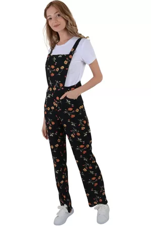 Overol floral Hashtag