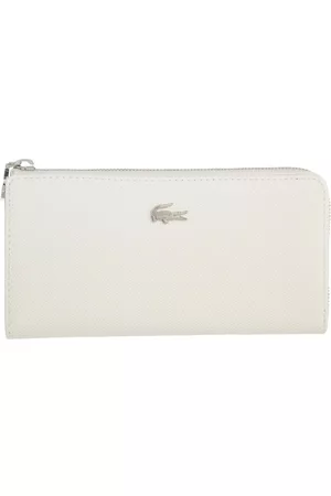 Cartera flouter Lacoste blanca