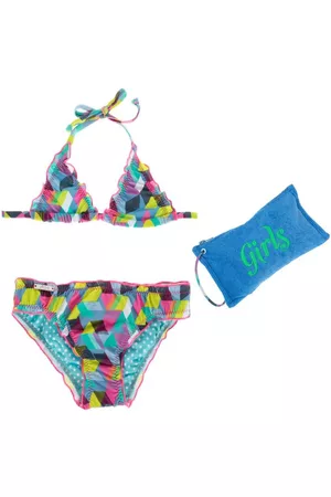 Traje de baño con diseño gráfico 98 Coast Av para niña