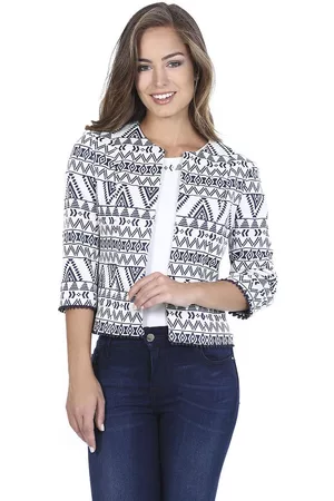 Blazer con diseño étnico Foley