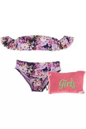 Set traje de baño floral 98 Coast Av para niña