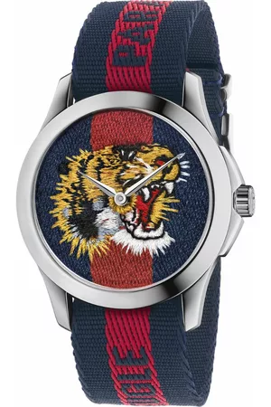 Reloj unisex Gucci G Timeless YA126495 azul/rojo
