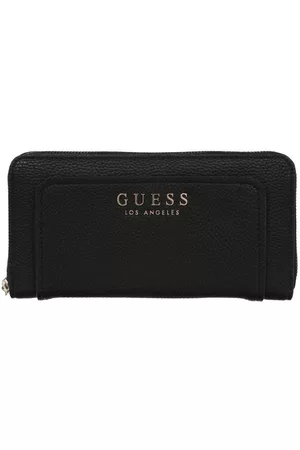 Cartera lisa Guess negra