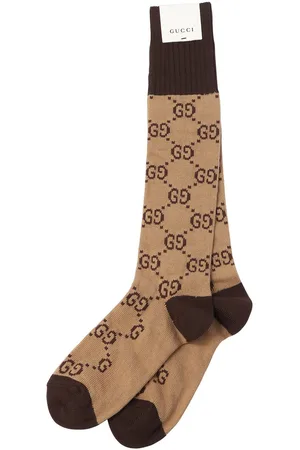Gucci Gg Supreme Logo Cotton Blend Socks