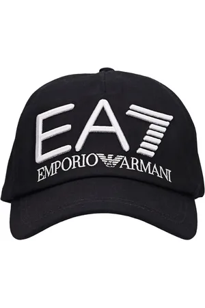 EA7 Hombre Gorras con logo - Gorra De Algodón Con Logo Bordado
