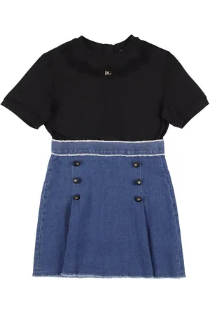 Dolce & Gabbana Vestido De Algodón Jersey Y