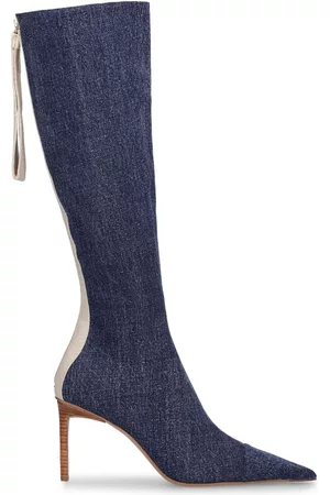 Jacquemus Mujer Botas altas - Botas Altas De Algodón 80mm