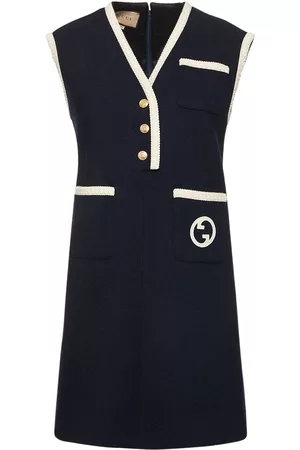Gucci Mujer Cortos - Wool Blend Tweed Mini Dress
