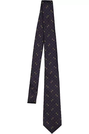 Gucci Hombre Corbatas - Corbata De Seda Con Jacquard 7cm