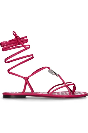 Dolce & Gabbana Sandalias Planas De Piel 10mm