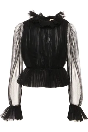 Khaite Top Ula De Tul Transparente