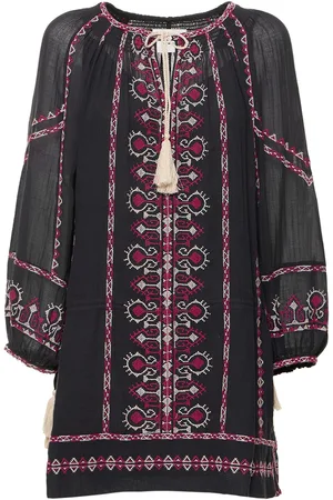 Marant Etoile Vestido De Algodón Con Estampado