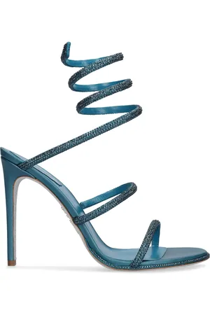 RENE CAOVILLA Sandalias De Piel Decoradas 105mm