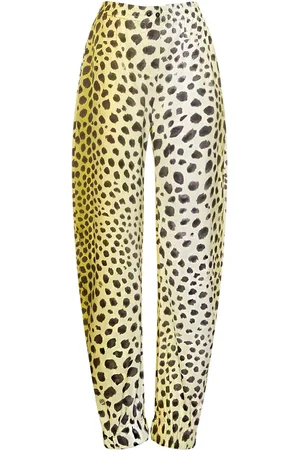 The Attico Pantalones Anchos De Satén De Viscosa