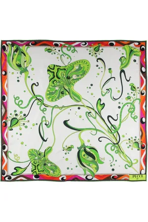 Puccini Pañuelo De Sarga De Seda Estampada
