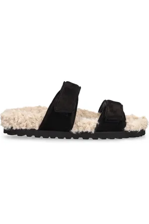 Gia Borghini Zapatos Planos De Ante Y Shearling
