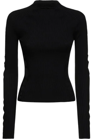 DION LEE Suéter De Punto De Lana Con Cuello Redondo