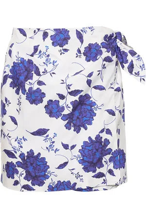 EMILIA WICKSTEAD Minifalda De Algodón Estampado