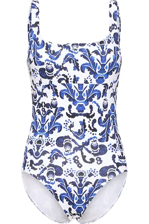 EMILIA WICKSTEAD Bañador Entero De Jersey Con Estampado