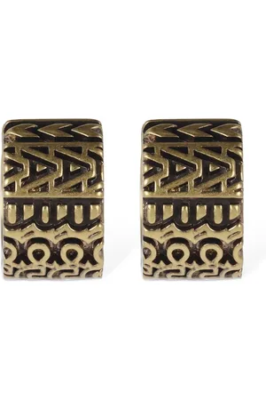 Marc Jacobs Pendientes De Aro Grabado
