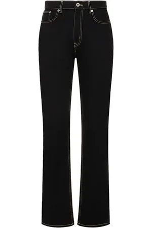 Kenzo Jeans Rectos De Algodón