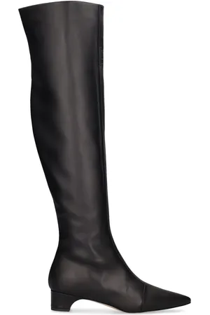 Manolo Blahnik Botas Altas De Piel 30mm