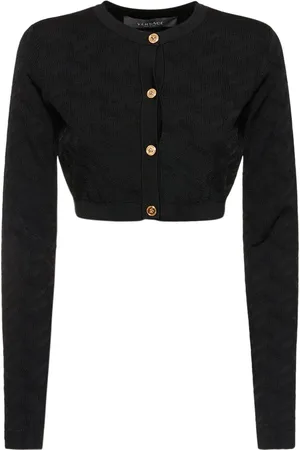 VERSACE Cárdigan Corto De Punto Jacquard