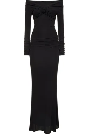BLUMARINE Vestido Largo De Jersey Con Hombros Descubiertos