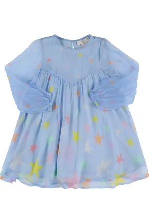 Stella McCartney Vestido De Seda Con Manga Larga