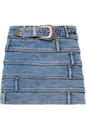Andersson Bell Minifalda De Denim Con Cintura Baja