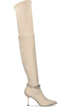 Studio Amelia Botas De Piel 90mm