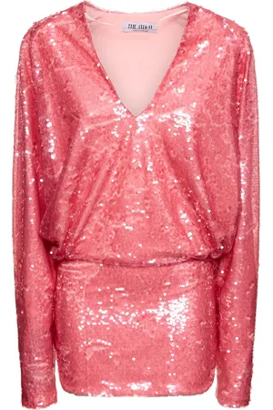 The Attico Vestido Corto Con Lentejuelas