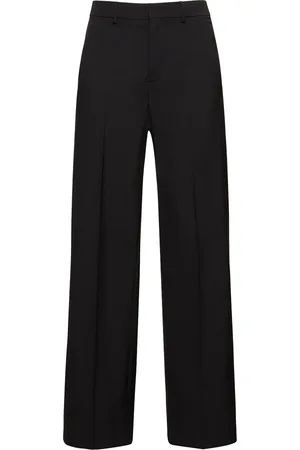 VALENTINO Pantalones Rectos De Lana