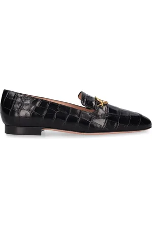 Bally Mocasines De Piel Efecto Cocodrilo 10mm