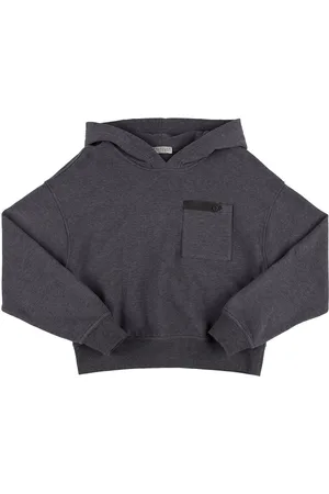 Brunello Cucinelli Sudadera De Algodón Con Capucha