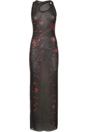 OTTOLINGER Vestido Maxi De Malla Estampado