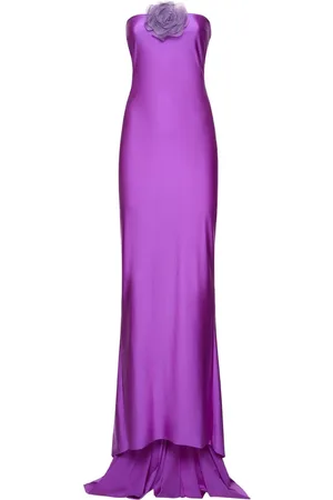 GIUSEPPE DI MORABITO Vestido Largo De Jersey Brillante Sin Tirantes