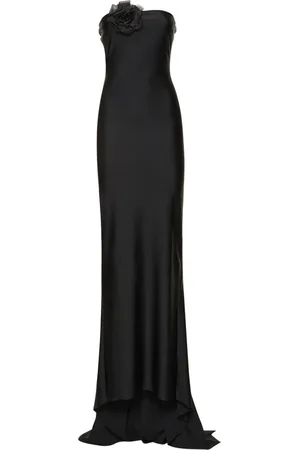 GIUSEPPE DI MORABITO Vestido Largo De Jersey Brillante Sin Tirantes