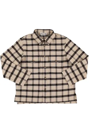 BONPOINT Camisa Larga De Cuadros