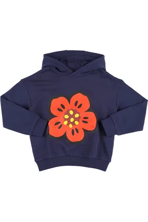 Kenzo Sudadera De Algodón Estampada Con Capucha