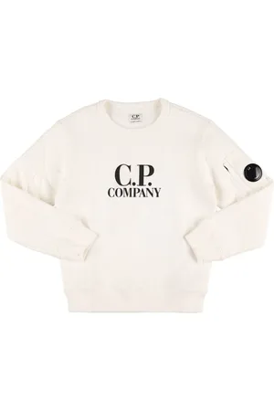 C.P. Company Sudadera De Felpa De Algodón Con Logo Estampado