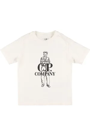 C.P. Company Camiseta De Algodón Jersey Estampada