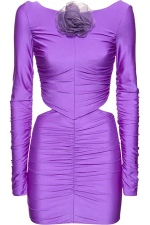 GIUSEPPE DI MORABITO Vestido Corto De Jersey Stretch Brillante