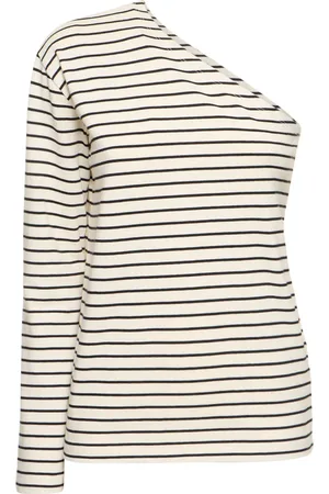 The Frankie Shop Top De Algodón Con Hombro Descubierto