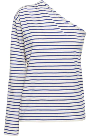 The Frankie Shop Top De Algodón Con Hombro Descubierto