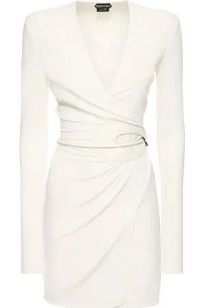 Tom Ford Vestido Corto Envolvente Jersey