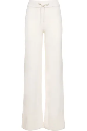 VALENTINO Pantalones Anchos De Punto De Cashmere