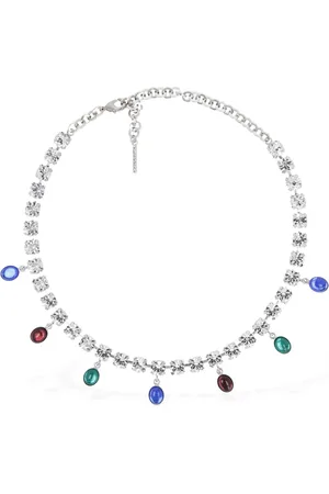 Alessandra Rich Pendientes Con Cristales