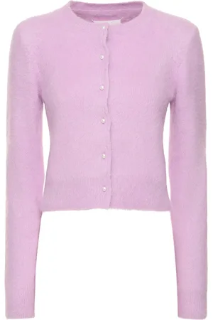 Maison Margiela Cárdigan Corto De Punto De Angora