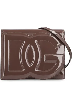 Dolce & Gabbana Bolso De Hombro De Charol Con Logo